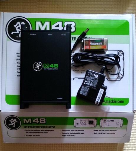 ☆取引成立☆《MACKIE》シングル・ファンタム48V電源 M48