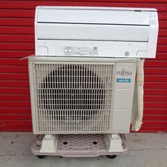 FUJITSU 富士通 ルームエアコン ノクリア AS-C22K-W 中古 32 - エアコン 