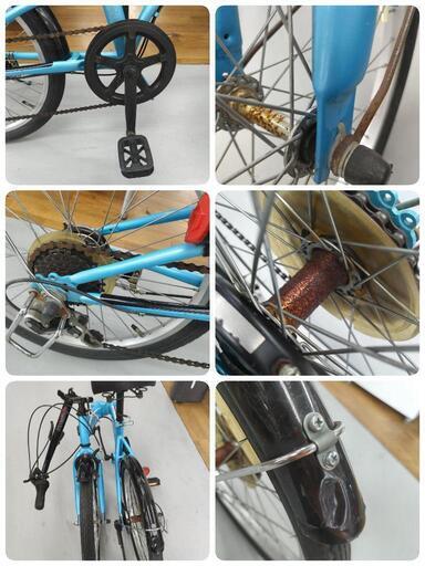 J004 使用感有り 折りたたみ自転車 Massimo 6段変速 20インチ