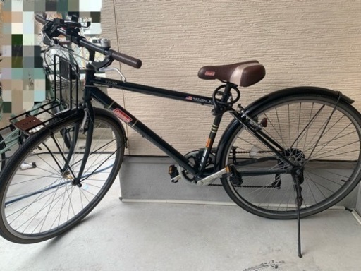 【商談中】中古　サギサカ（Coleman (コールマン)）27インチ 変速 クロスバイク  グリーン　自転車