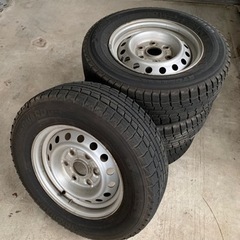 205/70R15スタッドレスタイヤ＋鉄ホイール　値下げしました。