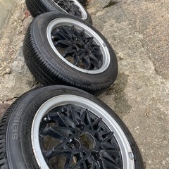 希少！絶版HEROES RECING13インチ　タイヤホイールセット値下げしました！旧車　軽四　当時物