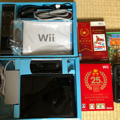 【ソフト3本付き】Wii 本体 Wiiリモコンプラス付き 