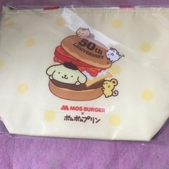 保冷トートバッグ モスバーガー×ポムポムプリン