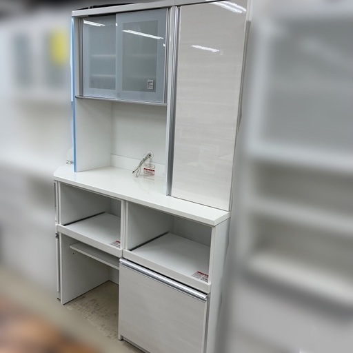 J1648 [値下げ] 良品 高橋木工所 食器棚 レンジボード キッチンボード