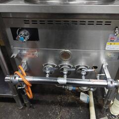 引き取り限定です　都市ガス　テボ6個付き　ゆで麺機（業務用） 引き取り限定です 都市ガス テボ6個付き ゆで麺機（業務用）