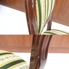 千歳市/恵庭市 イタリア クラシック ダイニングチェア 猫脚 ロココ調 イタリアンクラシック アンティーク調 ②