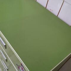 昭和レトロポップ 5段タンス エメラルドグリーン 棚、収納