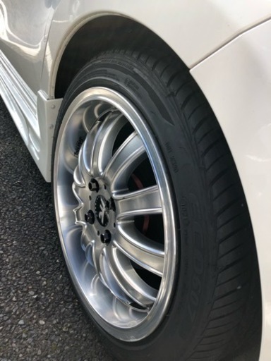 値下げしました！深リム raysアルミホイール 4本セット タイヤ付き 購入 