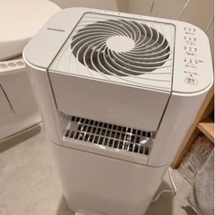 アイリスオーヤマ サーキュレーター衣類乾燥除湿機 ホワイト グレー IJD-I50-WH