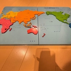 くもん　世界地図パズル