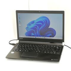 保証付 高速SSD 13.3型 ノートパソコン 東芝 R73/B 中古良品 第6世代
