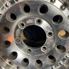 旧車6穴アルミホイール日本製ワイド