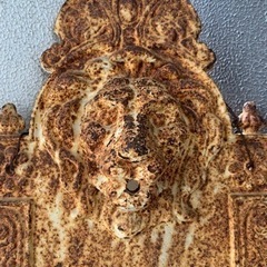 鉄製 ライオンモチーフ オブジェ 置物