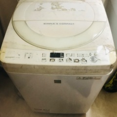 0円洗濯機　sharp 5.5kg