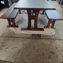 🌟約半額以下🌟ニトリ4人掛けテーブル、背なしベンチ🌟