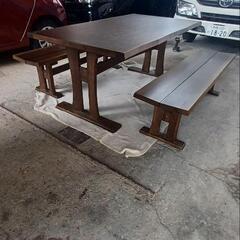 🌟約半額以下🌟ニトリ4人掛けテーブル、背なしベンチ🌟