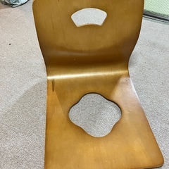 木の座椅子