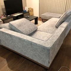 超美品カウチソファー　