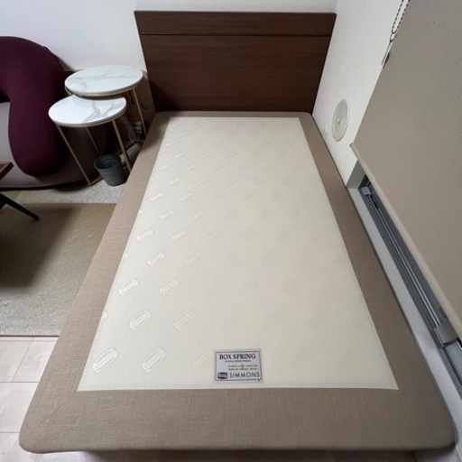 SIMMONS シモンズ ボックススプリング セミダブル ベッドフレーム
