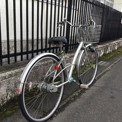 ＜整備・良品＞丸石サイクル・ホットニュース・シャフトドライブ・27インチ自転車・内装3段変速 鍵付き