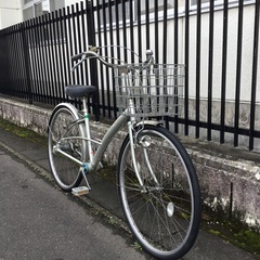 ＜整備・良品＞丸石サイクル・ホットニュース・シャフトドライブ・27インチ自転車・内装3段変速 鍵付き