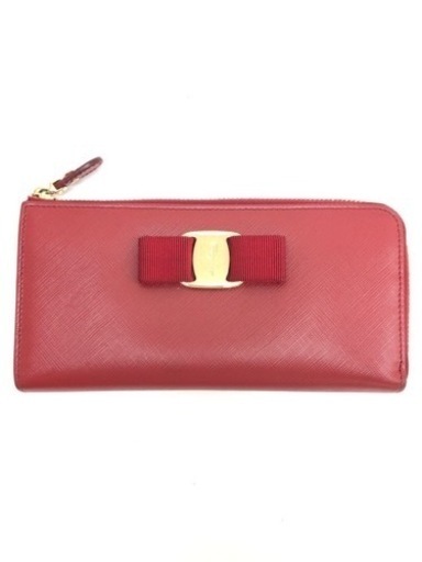 Salvatore Ferragamo フェラガモ ヴァラリボン L字ファスナー