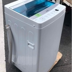 配送可能　ハイアール 5.5kg 全自動洗濯機　ホワイトHaier JW-C55A-W - 家電