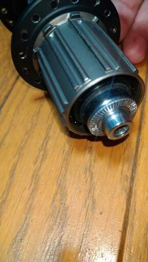 shimano XTR FH-M985 32h QR 中古 希少 ディスクブレーキ チタンフリー