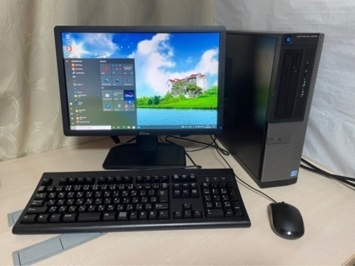 【美品】 •win10/ office 2013/ PC デスクトップDELL 3010/ i5/1-SSD 250GB, 2-HDD 500GB/メモリ8GB