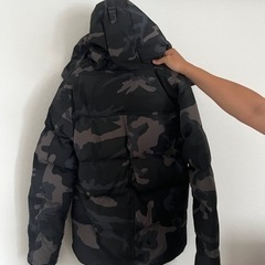 カナダグース　Canada goose マクミラン　ブラックカモ柄　未使用！