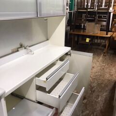 パモウナ キッチンボード 幅140cm 食器棚 レンジボード システム 