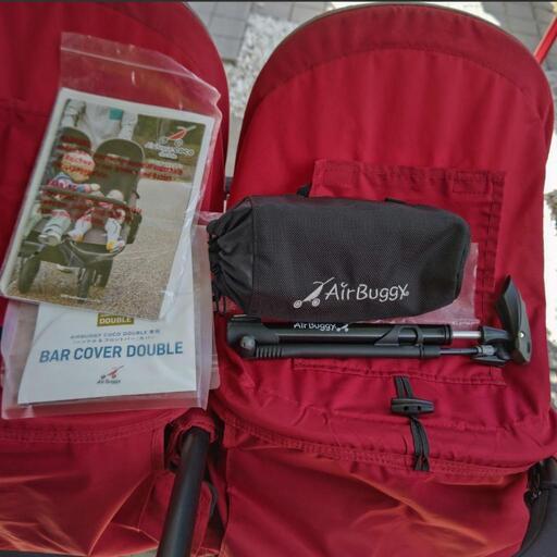 AirBuggy エアバギー ココダブル チェリーレッド　2人乗りベビーカー エアバギー ココ ダブル AirBuggy COCO DOUBLE チェリーレッド 二人