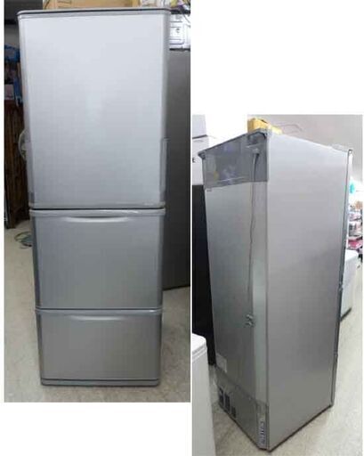 冷蔵庫 350L 2020年製 SHARP シャープ SJ-W352F-S 3ドア どっちもドア