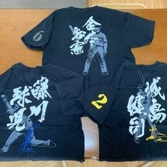 【交換可能】阪神タイガース (ポロシャツ5枚、Tシャツ3枚、レプリカ1枚、スカジャン2着、ネックウォーマー1、ネックレス2)