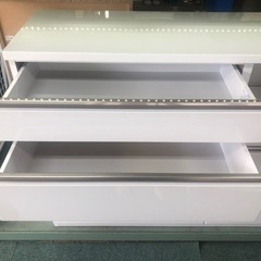 【リサイクルサービス八光　田上店　配達・設置OK】三幸ジャパン　エナメルホワイト　キッチンカウンター