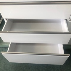 【リサイクルサービス八光　田上店　配達・設置OK】三幸ジャパン　エナメルホワイト　キッチンカウンター