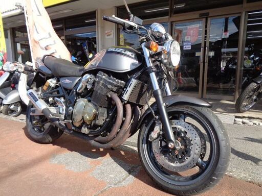 NO.4493　イナズマ１２００　油冷４サイクル４気筒１２００ｃｃ　ＥＴＣ付き　オーリンズサス　カスタムマフラー　ガンメタリック＆ブラック　 ☆彡
