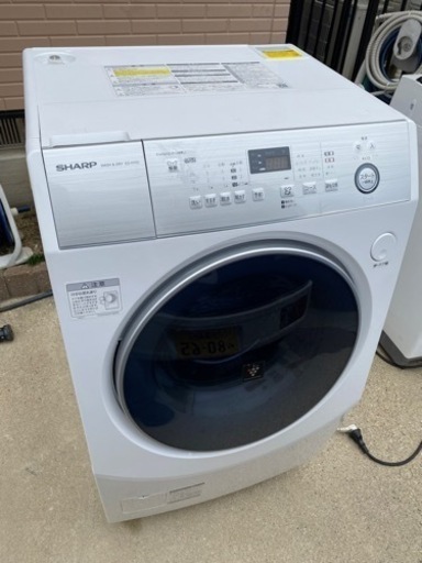 お薦め品‼️洗浄クリーニング済み‼️シャープ プラズマクラスター搭載 ドラム洗濯機10/6kg 2019年