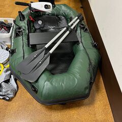 ボート セット ゴムボート エレキモーター 船外機 電動 マイティボート 一人乗り