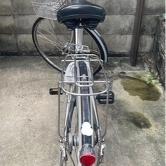 自転車 アルベルト ブリヂストン 27inch シルバー