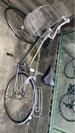 自転車 自転車 アルベルト ブリヂストン 27inch シルバー