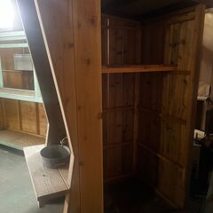 【最終値下げ】〈オーダー品〉照明付き シンク 洗面台什器 店舗 屋外 野外店舗 小屋