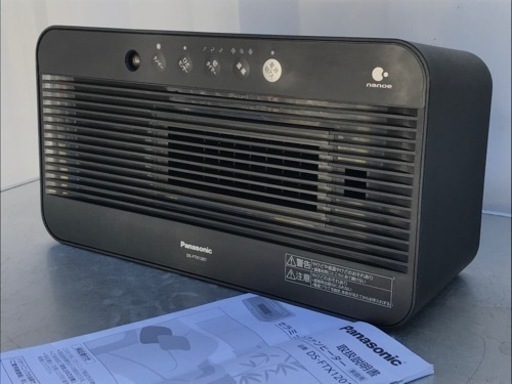 パナソニック◇セラミックファンヒーター◇ナノイー◇コンパクト 暖房◇2017年製◇DS-FTX-1201◇K167