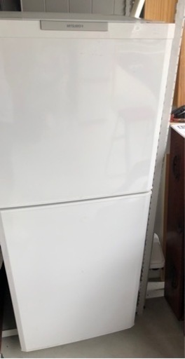 三菱 ノンフロン冷凍冷蔵庫 MR-14P-W  136L 2009年  幅480×奥行588×高さ1200(mm)
