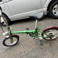 古い折り畳み自転車 🌟 ジャンクです。乗れれば大丈夫という方に。...