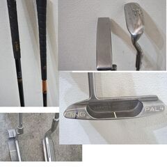 【Ksd/back】格安出品　キャロウェイゴルフ　フルセット　チッパー付きユースド　キャディバッグ　ダメージあり　PINGパター