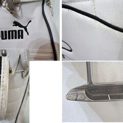 【Ksd/back】格安出品　キャロウェイゴルフ　フルセット　チッパー付きユースド　キャディバッグ　ダメージあり　PINGパター