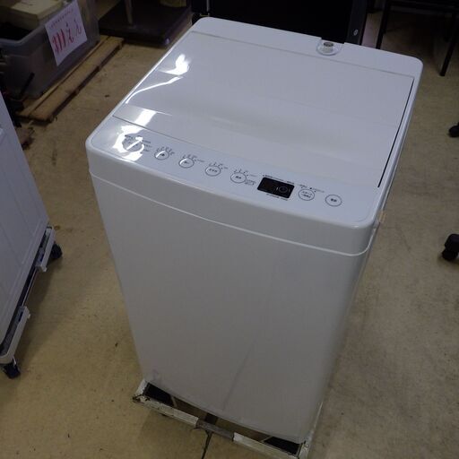 美品 2019年製 ハイアール  全自動洗濯機 4.5kg AT-WM45B-WH 一カ月動作保証 店舗受け渡し可 有料配達設置対応