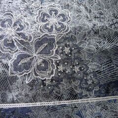 帯 和装 長さ(約)212㎝ 着物 薫風麗花文 青系 和服 仕立て上がり